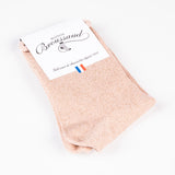 Les Roulottées - chaussettes femme - coton rose