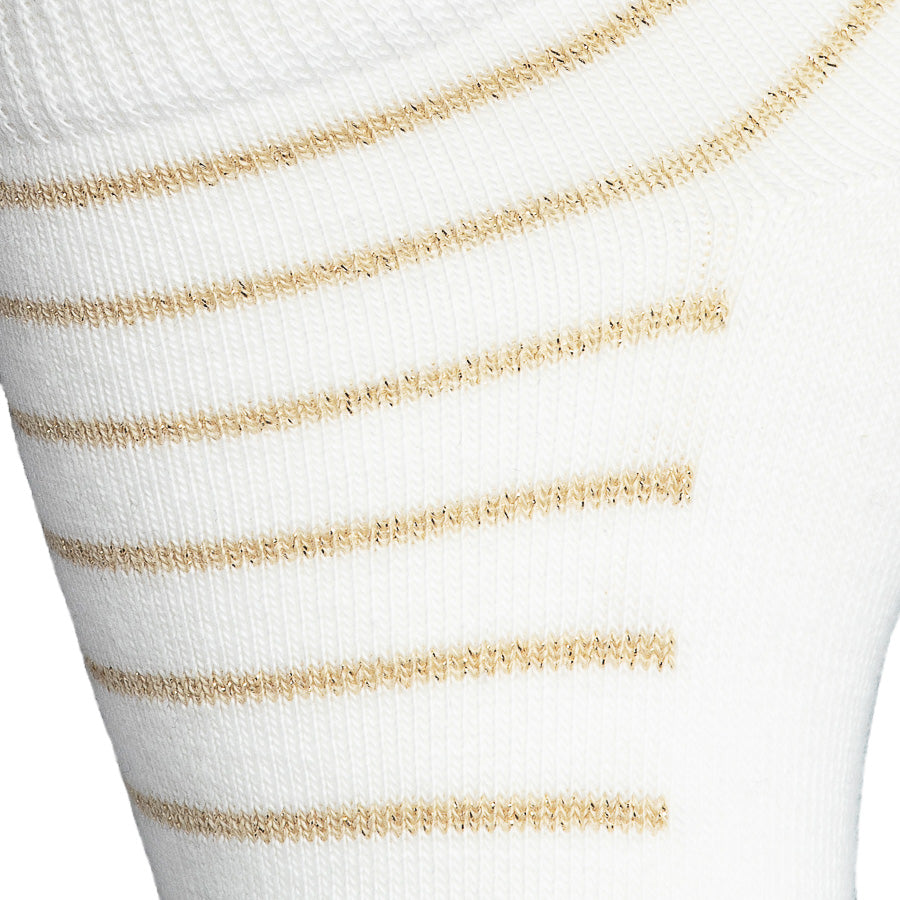 Les Rayées - chaussettes femme - coton blanc