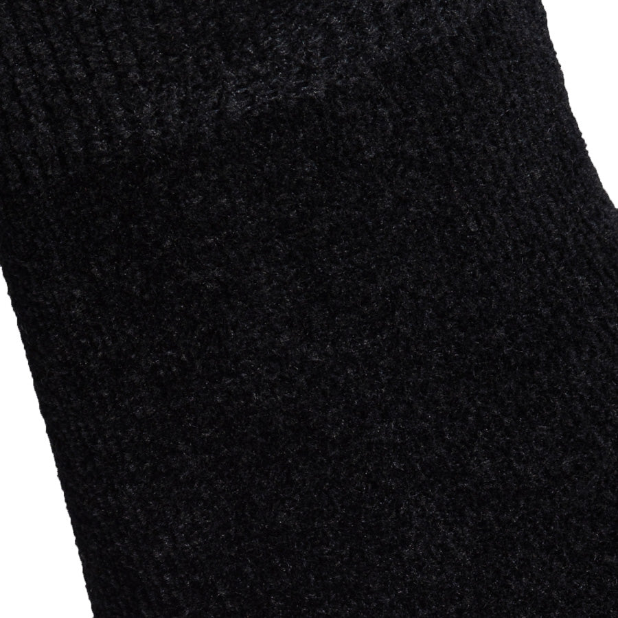 Les Velours - chaussette femme - coton noir