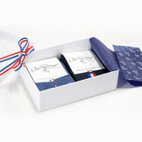 Coffret Maison Broussaud - boite cadeau blanche