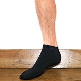 chaussettes courtes noires pour homme