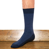 Les Millerayes - chaussettes homme - coton marine