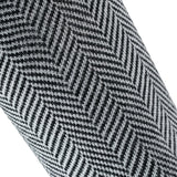 Les Chevrons - chaussette homme - coton noir