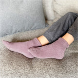 Les Velours - chaussette femme - coton rose