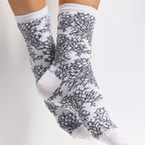 Les "Corail" Armor-lux x Maison Broussaud - chaussettes femme - coton blanc