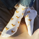 Les coqs - chaussettes homme - coton écru
