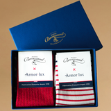 Coffret chaussettes femme rouge Armor-Lux