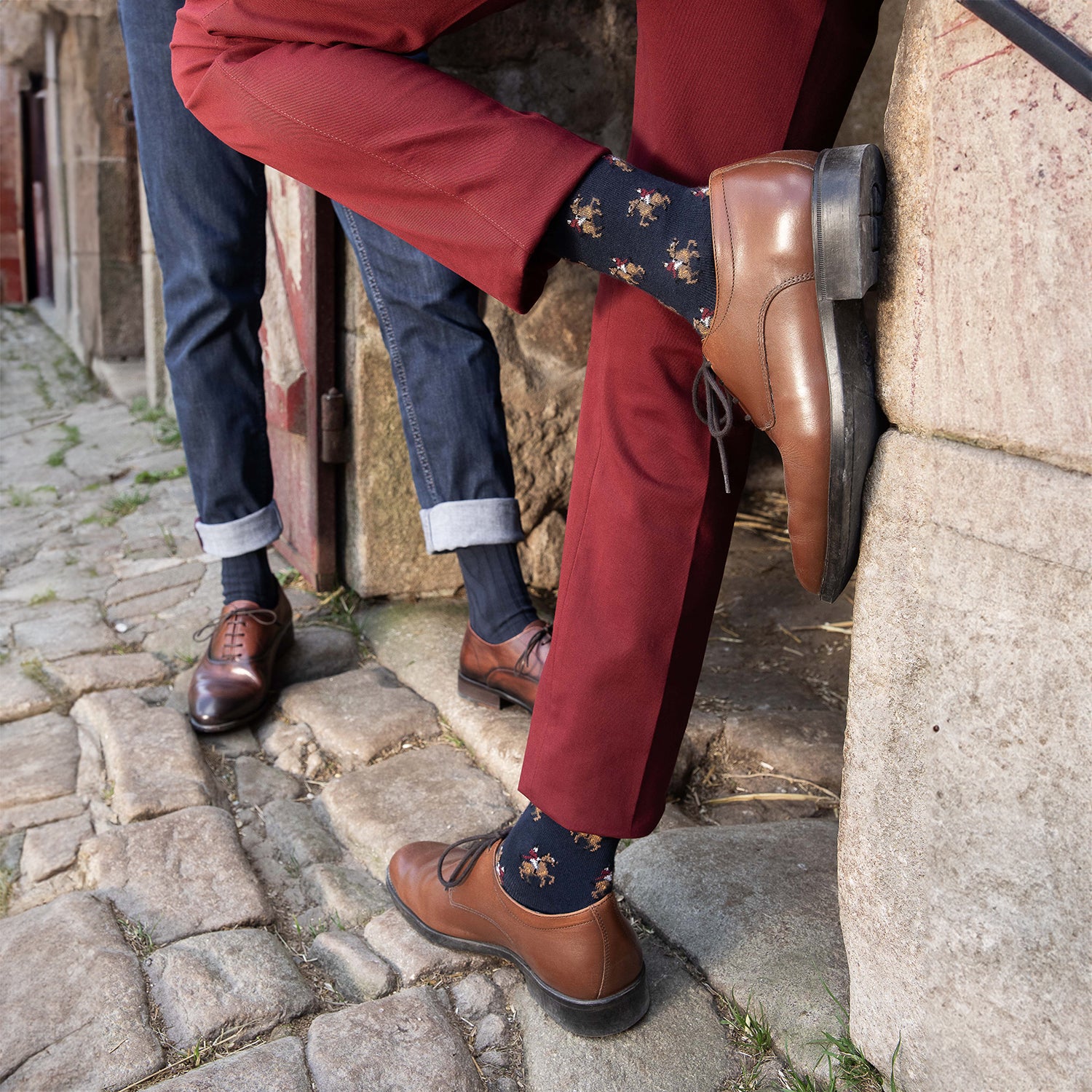 French socks for men: elegance - Maison Broussaud