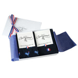 Coffret tricolore - 2 paires de chaussettes homme