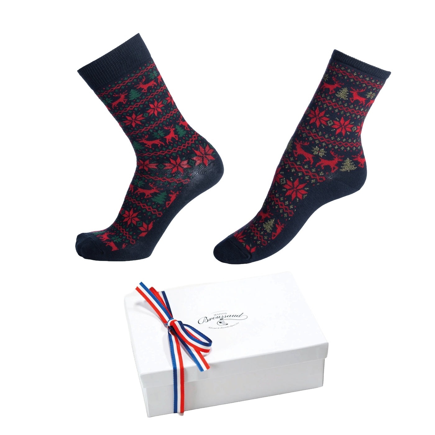 Duo Christmas box - men's and women's socks
