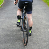 Chaussettes cyclisme noir-jaune