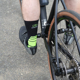 Cycling socks black/yellow