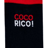 Coffret Elysée x Maison Broussaud baguette cocorico - chaussettes homme - coton marine et rouge