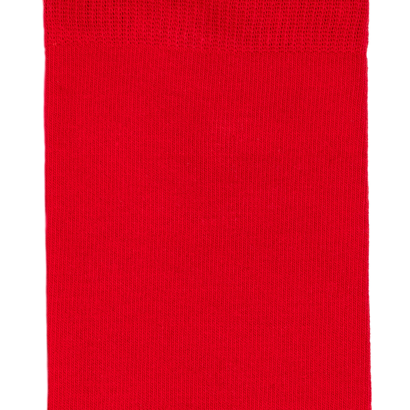 Plain red socks