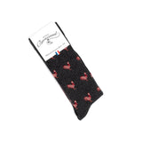 Les coqs - chaussettes homme - coton gris