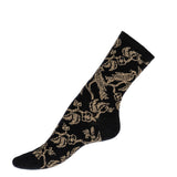 The Birds – Women’s Socks – Black Cotton