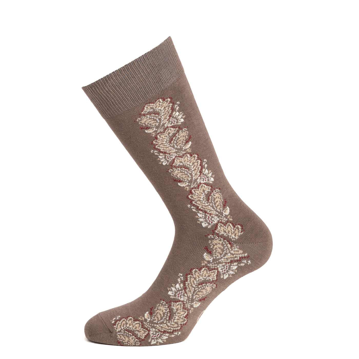 Persia - men's socks - brown cotton