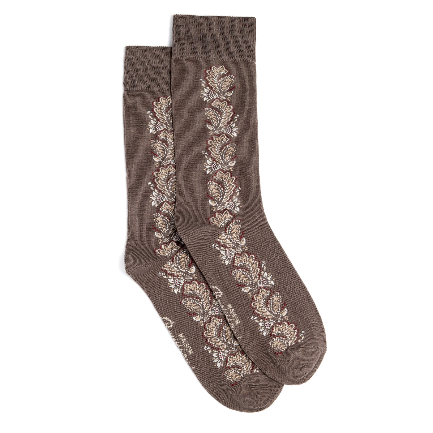 Persia - men's socks - brown cotton