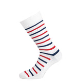 La marinière - chaussettes homme - coton blanc