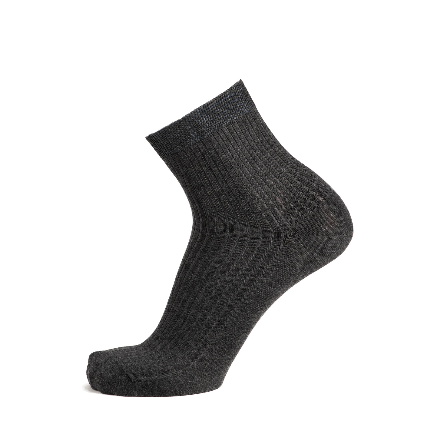 Thin socks - men's socks - anthracite cotton