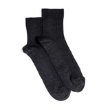 Les socquettes fines - chaussettes homme - coton anthracite