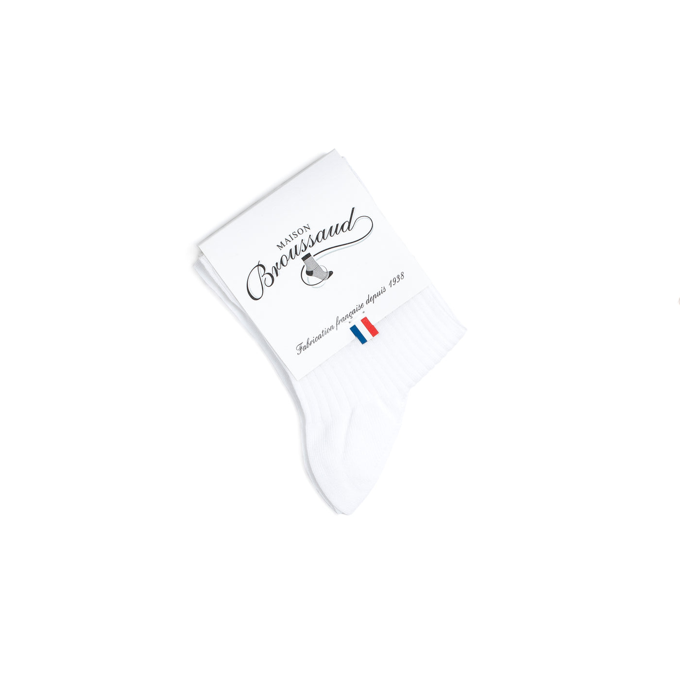 Thin socks - men's socks - white cotton