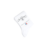 Thin socks - men's socks - white cotton