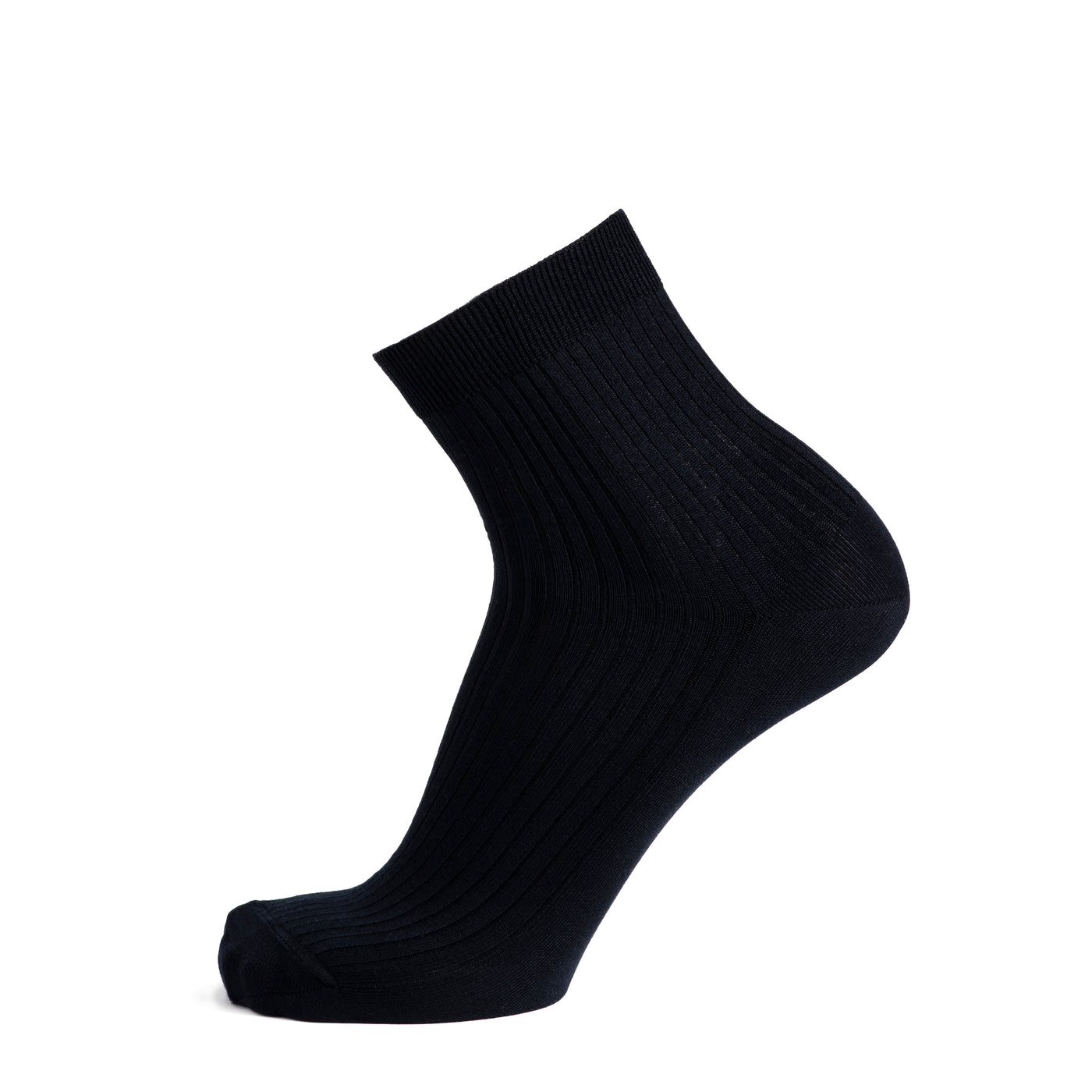 Les socquettes fines - chaussettes homme - coton marine