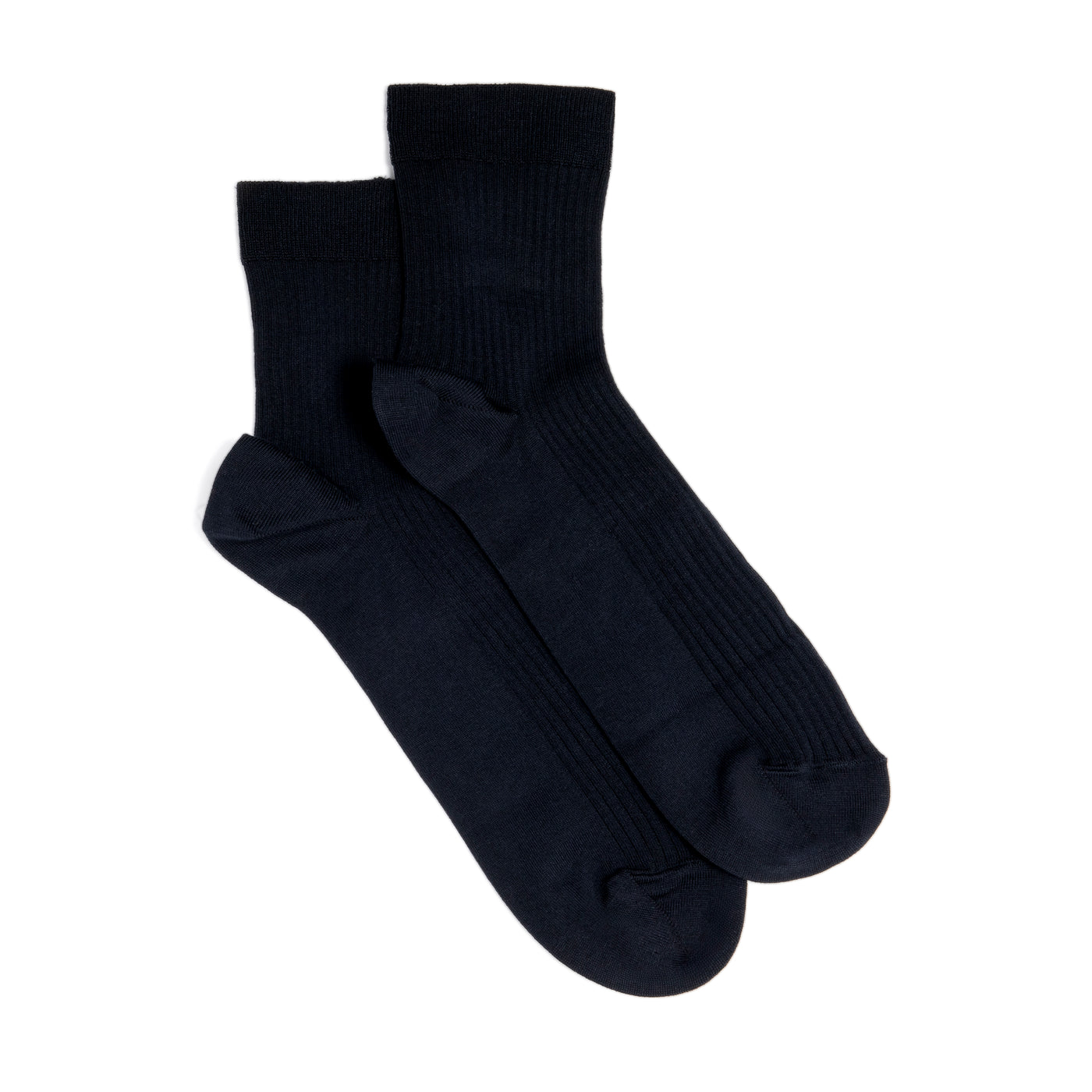 Les socquettes fines - chaussettes homme - coton marine