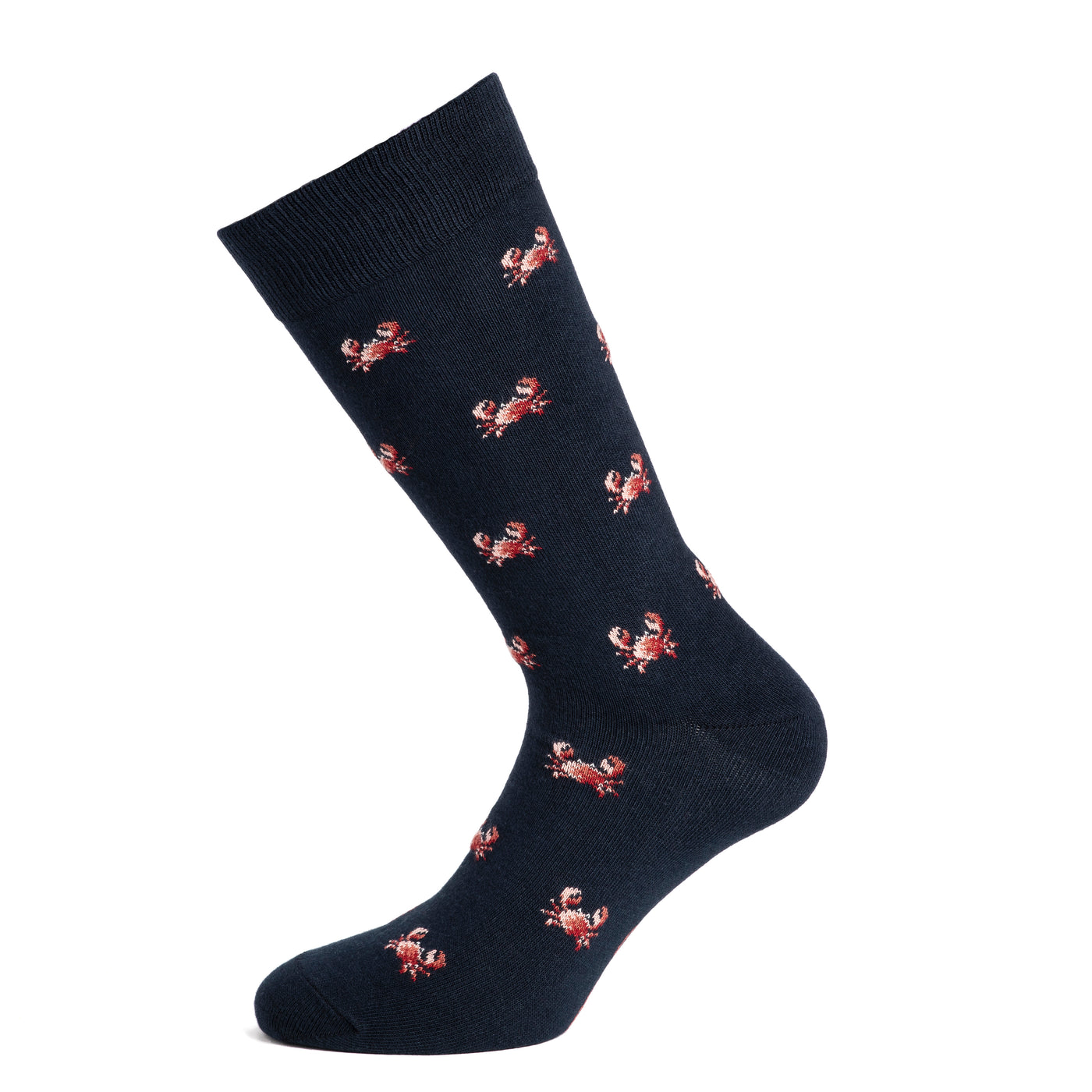 Les crabes - chaussettes homme - coton marine