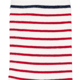 Armor-lux x Maison Broussaud sailor socks - women's socks - ecru cotton red navy