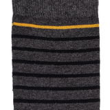 Armor-lux x Maison Broussaud Les marinières - men's socks - anthracite yellow cotton