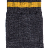 Armor-lux x Maison Broussaud les côtelées - men's socks - anthracite wool