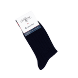 Armor-lux x Maison Broussaud Les côtelées - men's socks - navy red wool