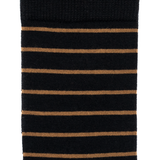 Armor-lux x Maison Broussaud Les marinières - men's socks - mocha black wool