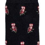 Les chouettes - chaussettes femme - coton noir