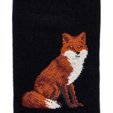 Renard - chaussettes homme - coton noir