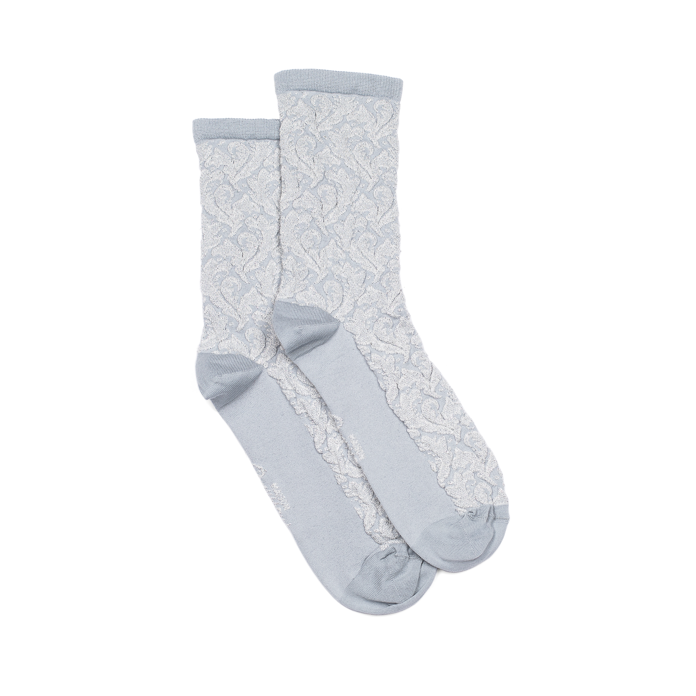 The volute - women's socks - gray cotton