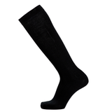 Les côtes - chaussettes homme - laine mérinos noir