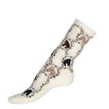 The Horses – Women’s Socks – Ecru Cotton