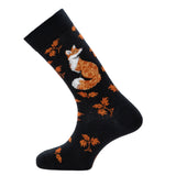 Fox – Men’s Socks – Black Cotton