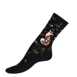 The Vixen – Women’s Socks – Black Cotton