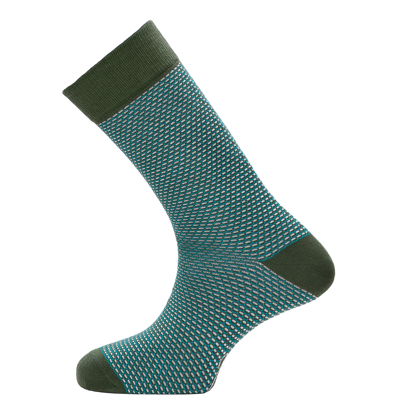 Fantasy Knit – Men’s Socks – Khaki Cotton