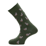 The Partridges – Men’s Socks – Khaki Cotton