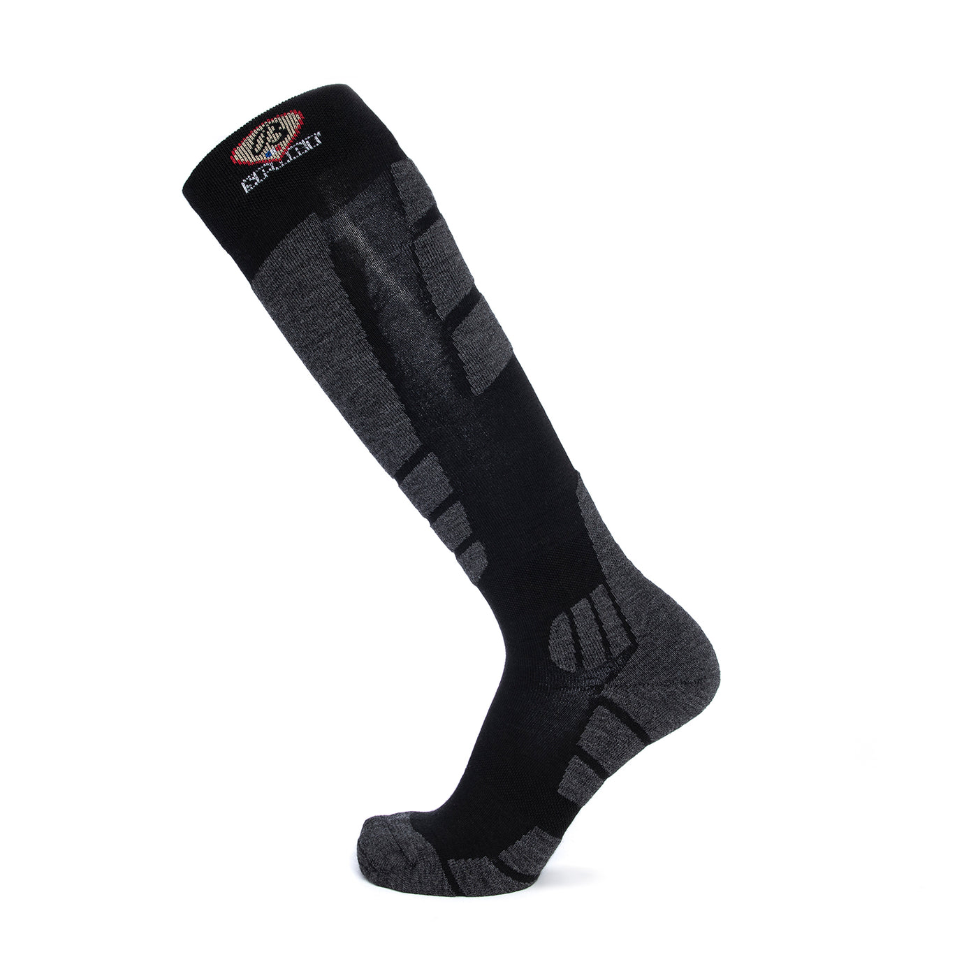 Black-gray ski socks