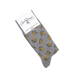 Les vignes - chaussettes homme - coton gris