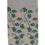 Les vignes - chaussettes homme - coton gris