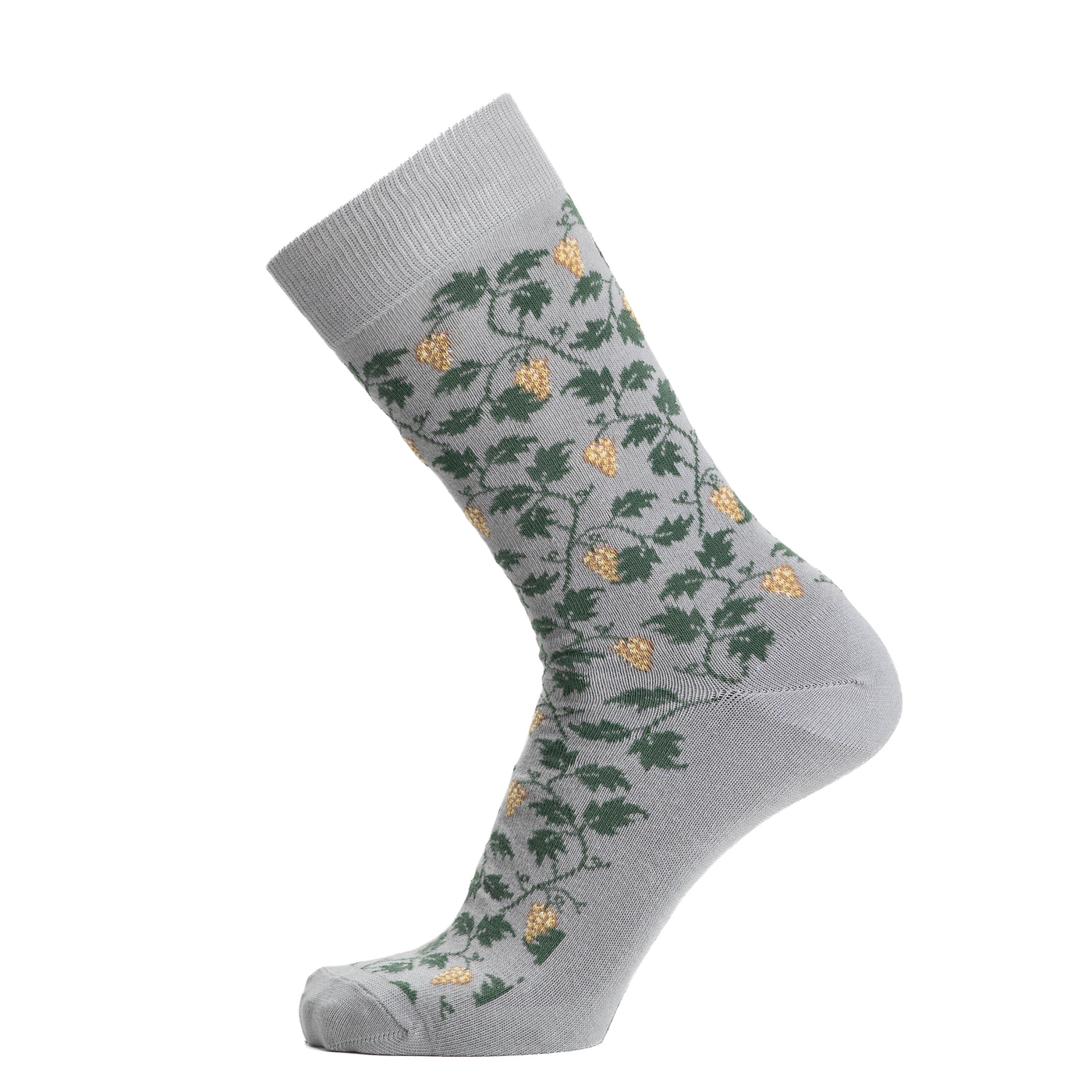 Les vignes - chaussettes homme - coton gris