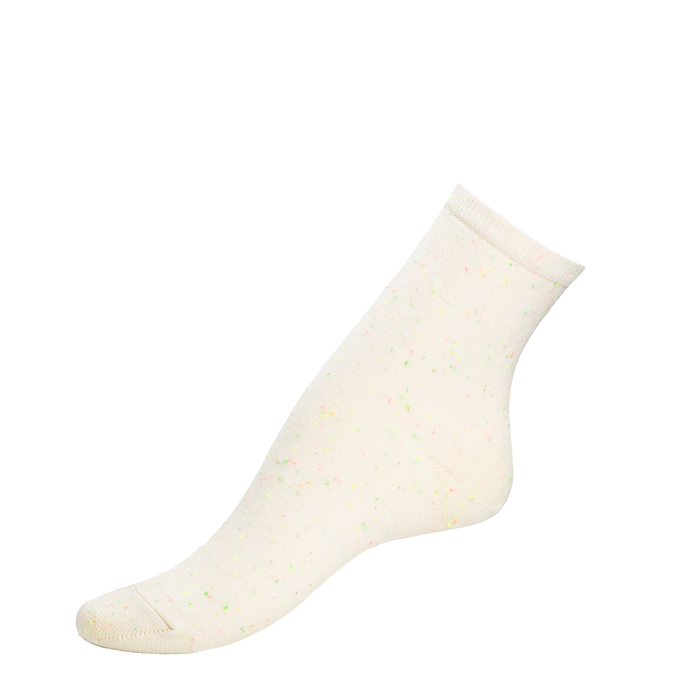 The speckled one - women's socks - ecru cotton