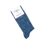 Les homards Armor-lux x Maison Broussaud - chaussettes homme - coton bleu